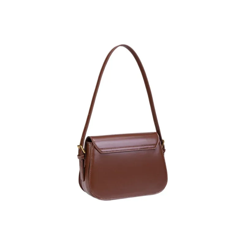 Carksky Shoulder Bags Chestnut Coffee-3