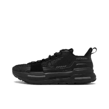 QIAODAN Vertical And Horizontal ACE Cushioning Wear-Resistant Low-Top Casual Shoes Men's Black