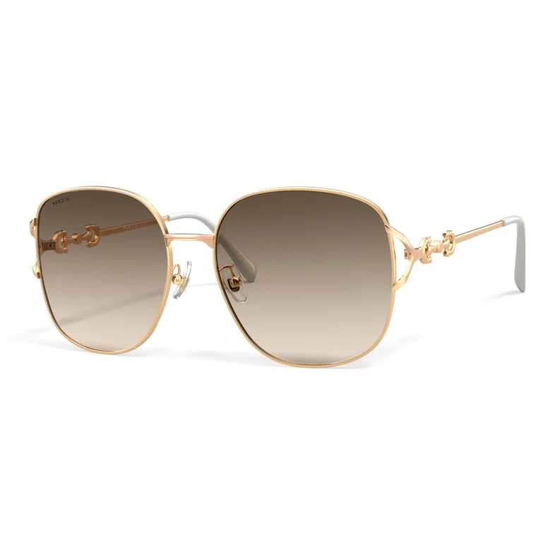 PARZIN Round Sunglasses Women's Metal Frame-6