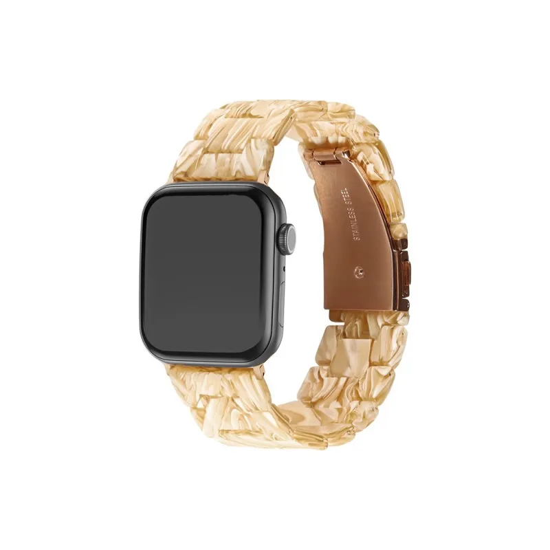 CHENSONG Watch Bands 45mm Unisex Iwatch Three bead Resin Strap-13