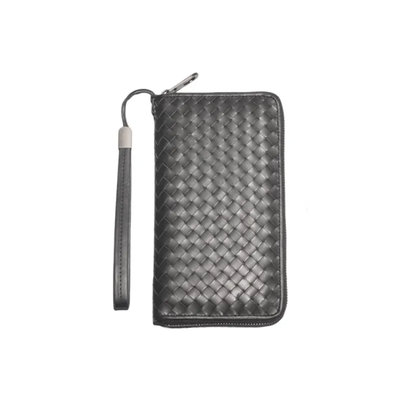 CMLZIUA Top Grain Cow Leather Clutch Large Size Unisex-3