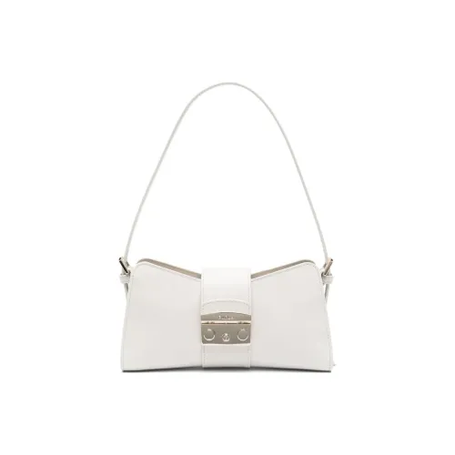 Furla Logo-engraved Leather Shoulder Bag