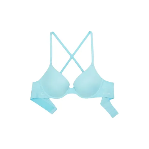 Victoria's Secret PINK 3839 Contour Push-Up Bra Collection For Everyday Wear Bra Women's Light Blue