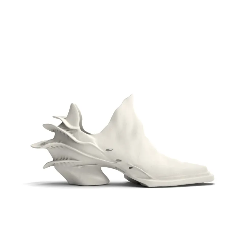 Scry Casual Shoes Unisex Mid Top White-1