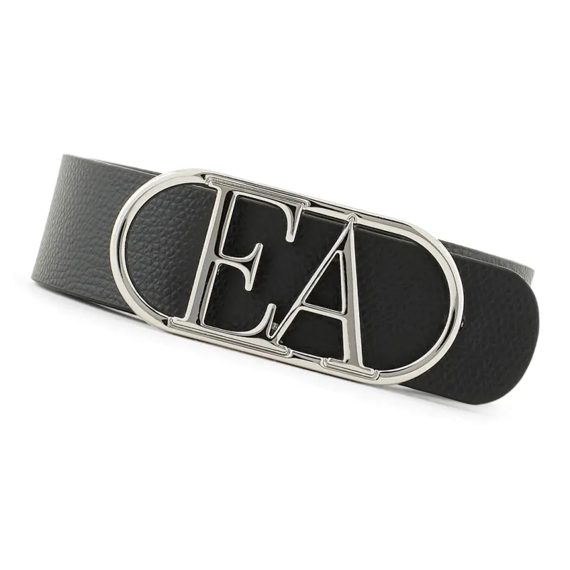 EMPORIO ARMANI Palmellato leather Belt With Ea Buckle-2