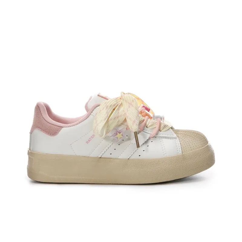 Anime Story Low Top Skateboard Shoes Women's-8
