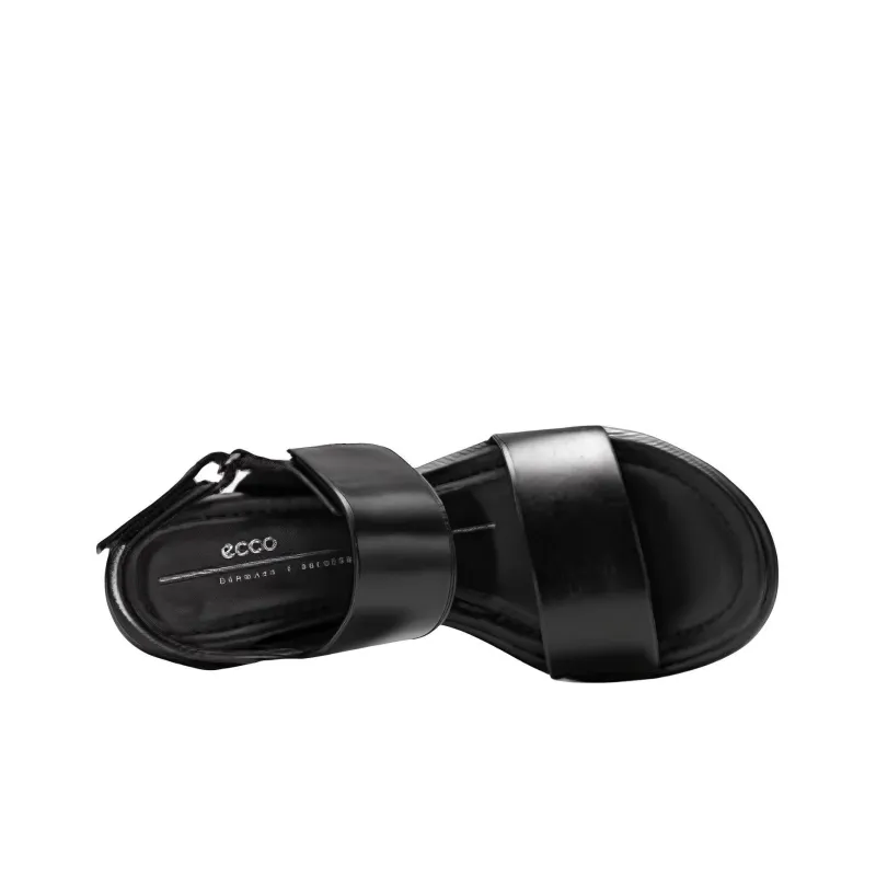 Ecco One Strap Sandals 5.5cm Women's Black-2