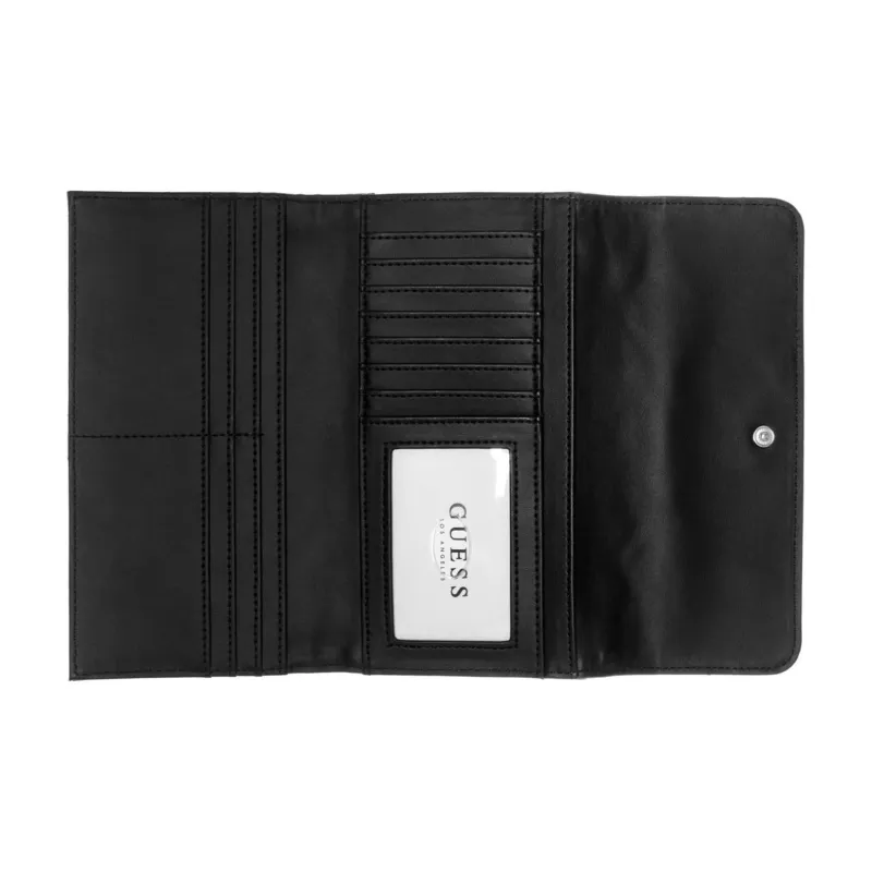 GUESS Coated Canvas Clutch Women's Coal Charcoal-2