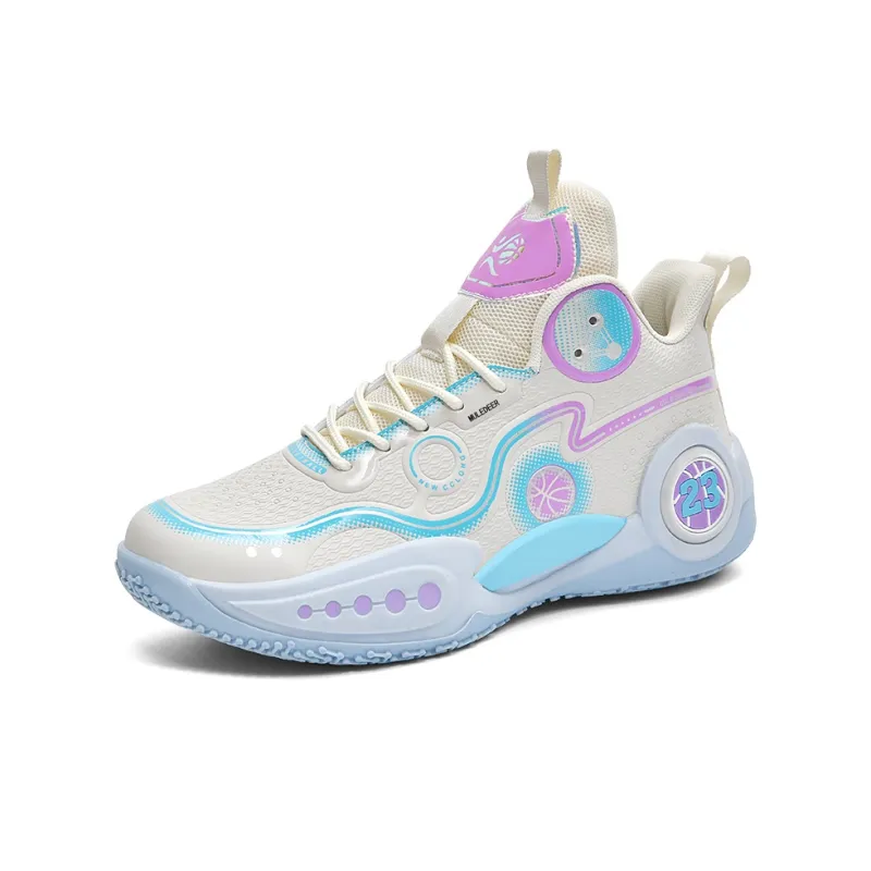 Black tailed Deer Cushioning, Slip Resistant, And Abrasion Resistant High Top Basketball Shoes Unisex-1