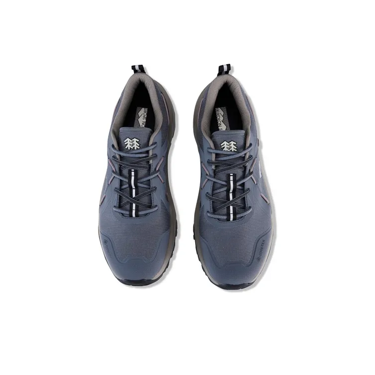 KOLON SPORT Rockridge Outdoor Shoes Men Low Top Smoke Gray AS, Charcoal Gray CI, Forest Green FO-3