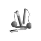 Premium Gray-Medium Ball Long Cord Weighted-Upgraded Charging Version-Goodbye Battery Replacement
