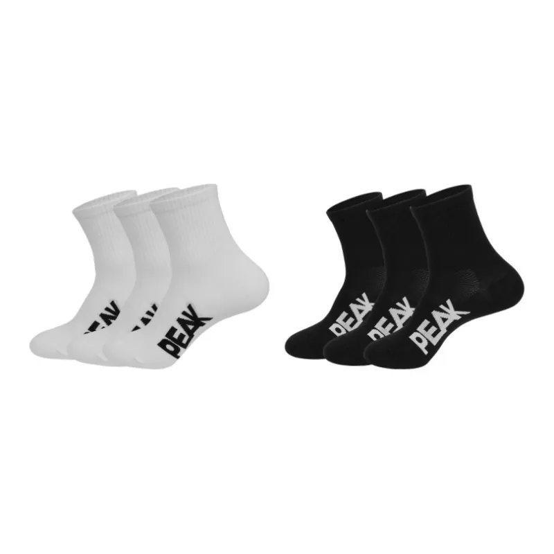 PEAK Basketball Socks Unisex 6 Pack-5