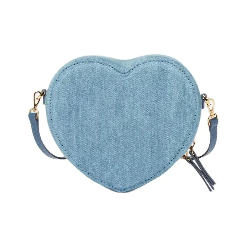 VERSACE Medusa Cotton Shoulder Bag Crossbody Bag Kids' Denim Blue-1