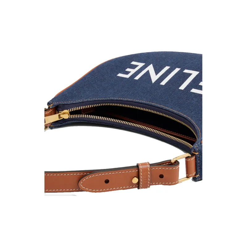 CELINE Fabric With Cow Leather Handbag, Shoulder Bag Women's-4