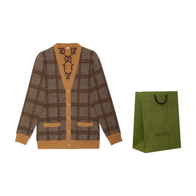 GUCCI Reversible Button Up Cardigan-2