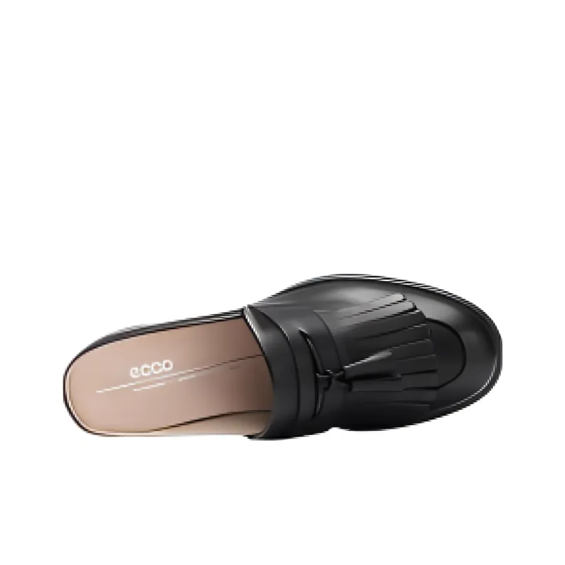 Ecco Wrap toe Slippers 5.5cm Women's Black-2