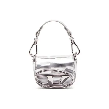 DIESEL Polyurethane Crossbody Bag Extra Mini Women's Silver