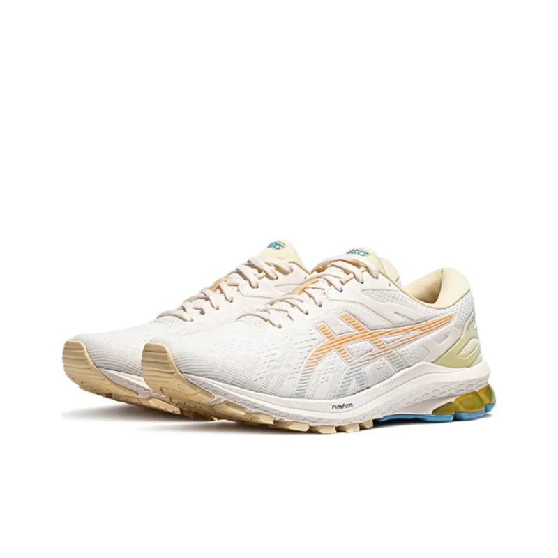 Asics GT 1000 10 Running Shoes 'White Yellow'-1