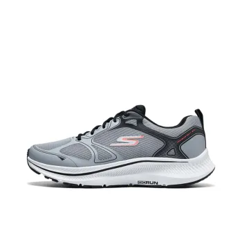 Skechers Cushioning Rebound Low Top Casual Running Shoes Men's Gray