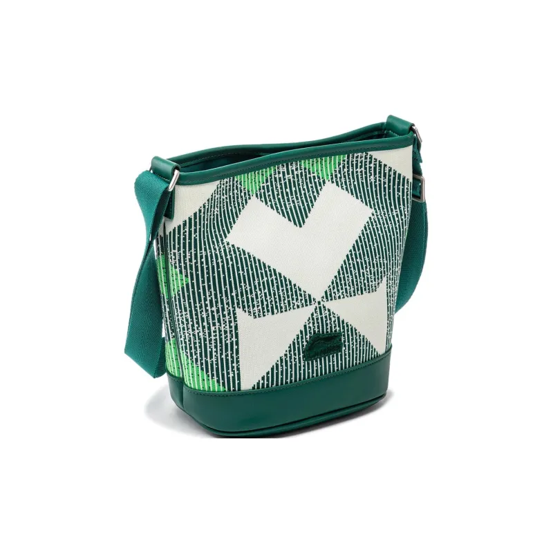 LiNing Sports Life Collection Polyester Sports Bag, Shoulder Bag, Crossbody Bag Unisex Green White Multicolor-2