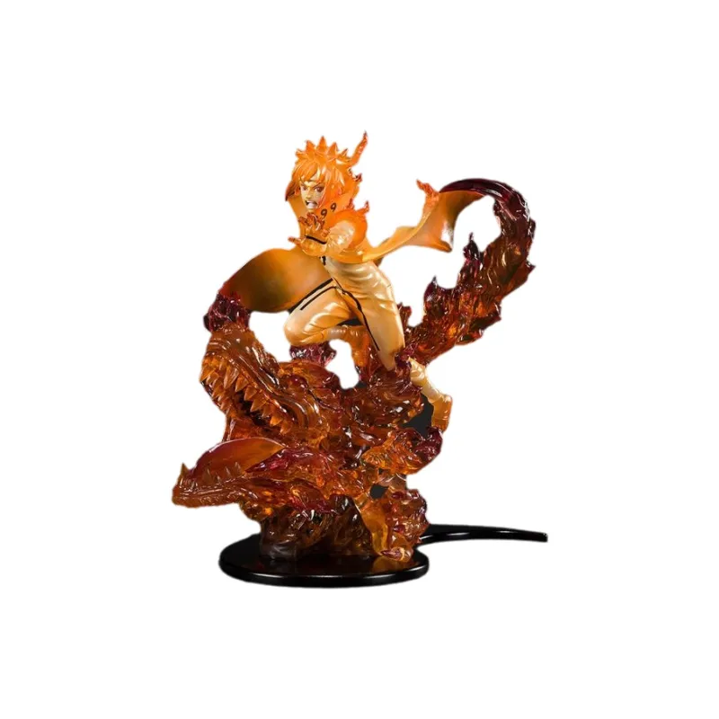 BANDAI Minato Namikaze Bandai Figurarts Zero Naruto Ninetales Fourth Generation Hokage Reissued Version Scale Figures-3