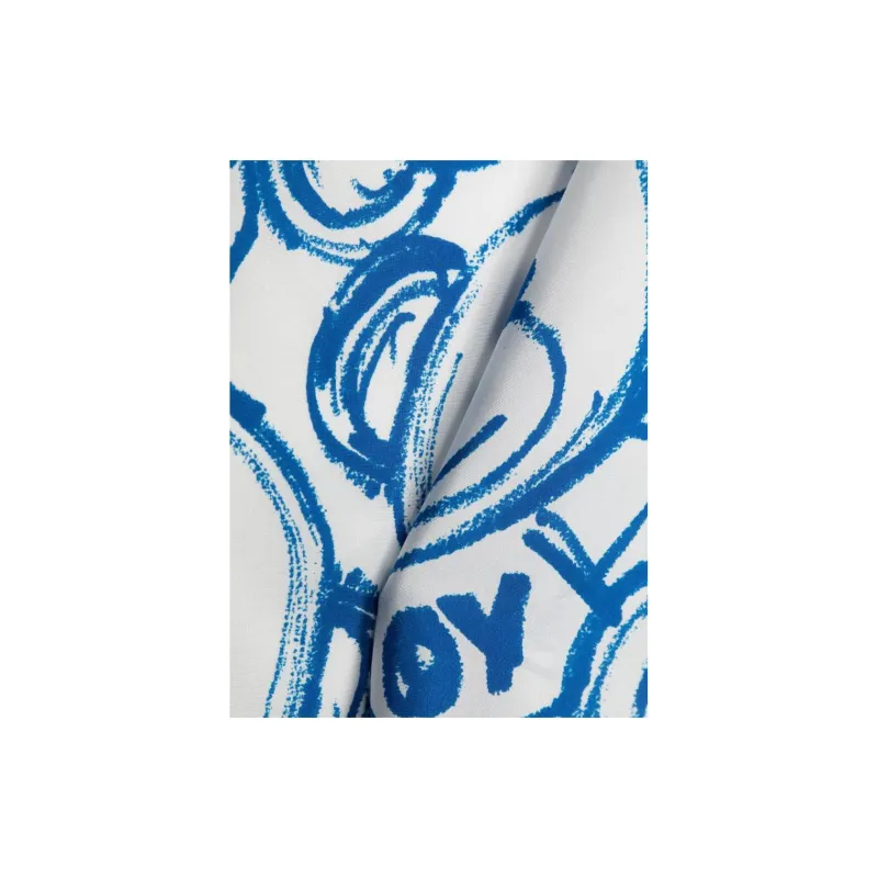 MOSCHINO Teddy-Bear-print Silk Scarf-2