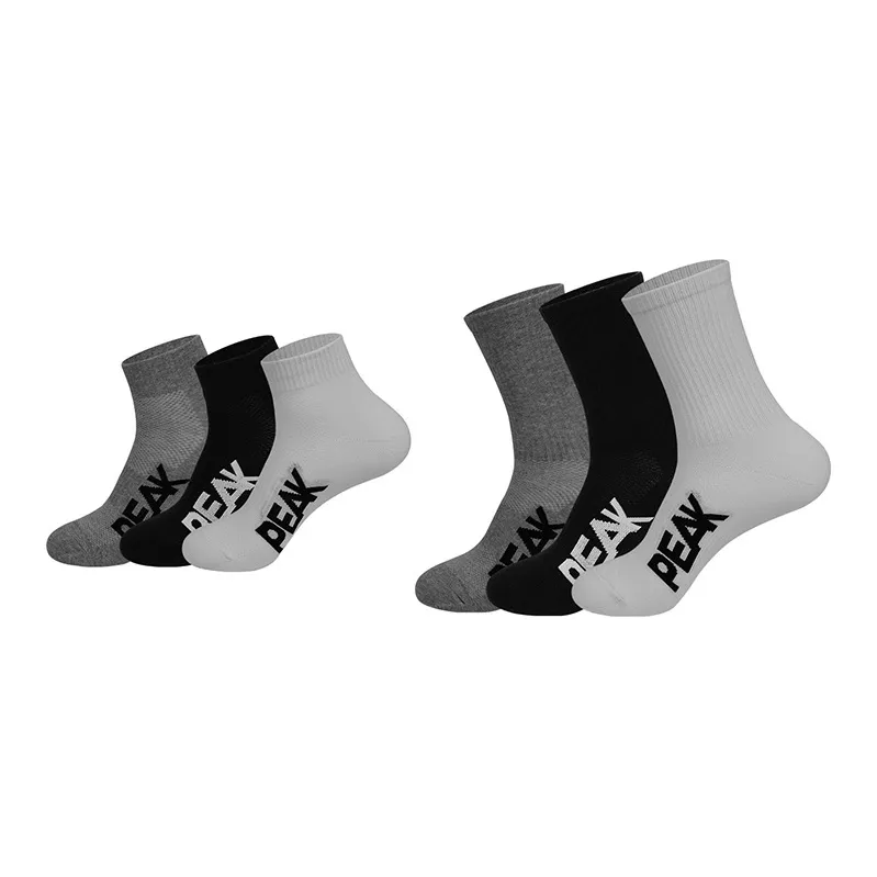 PEAK Basketball Socks Unisex 6 Pack-8