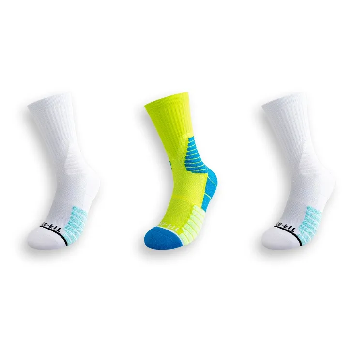 LUOLIAN Basketball Socks Unisex 3 Pack-3