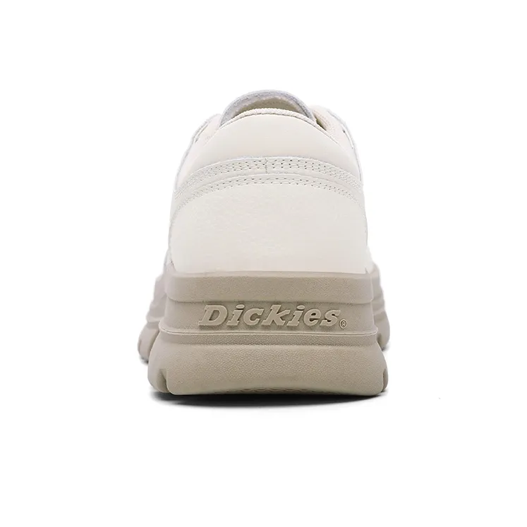 Dickies Patchwork Collection Minimalist Style Milk Foam Low Top Skateboard Shoes Women's Beige-3