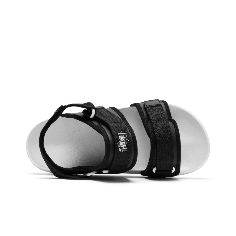 QIAODAN Beach Sandals Women's White Black-3