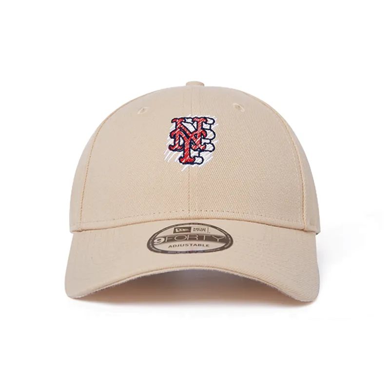 New Era Polyester Baseball Caps Unisex Brown-1