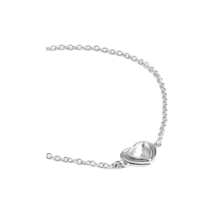 COACH Brass Plated, Glass, Cubic Zirconia Bracelets Women's Silver-2
