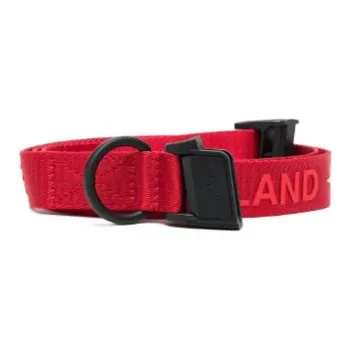 STONE ISLAND Two-Tone Design Belt Men's Red