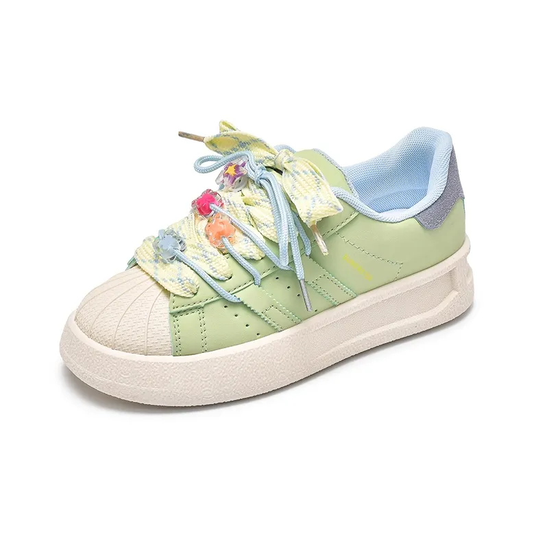 CHERRY&KALIKA Waterproof And Wear resistant Low Top Skateboard Shoes Women's-13