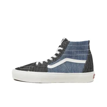 Sk8 Vans Hi Tapered 'Threaded Denim Black Blue'