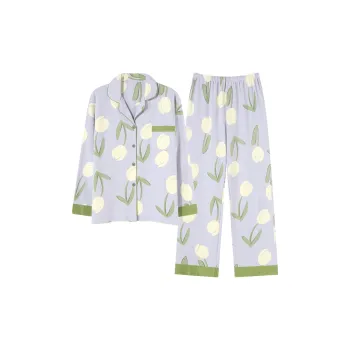 Follow The United States Pajama Set Women's Purple Blue