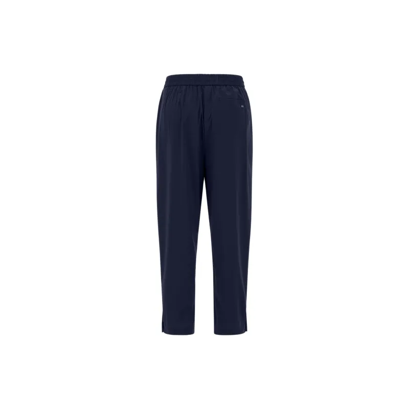 HERNO Lightweight Drawstring Cropped Trousers-1