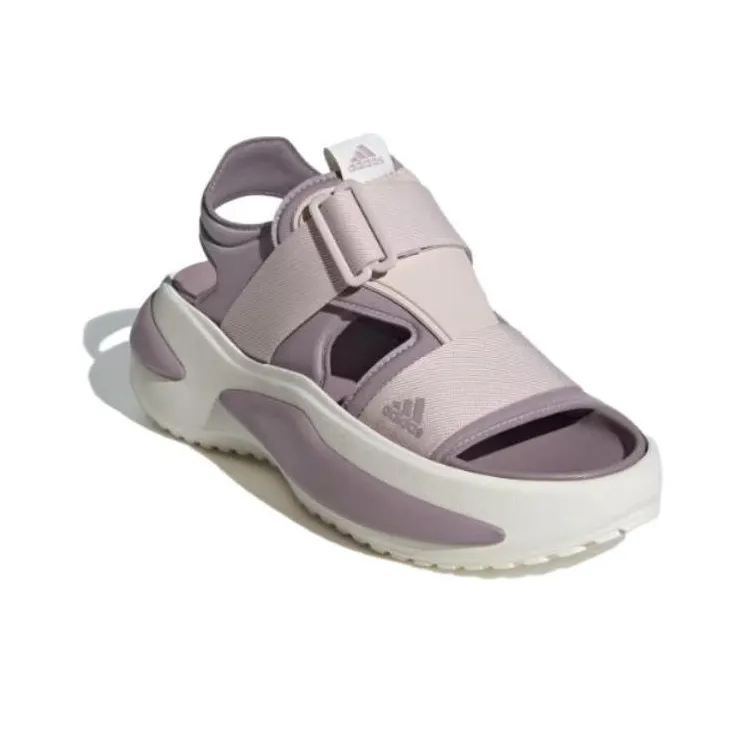 Adidas Mehana Beach Sandals Women's Gray Purple-2