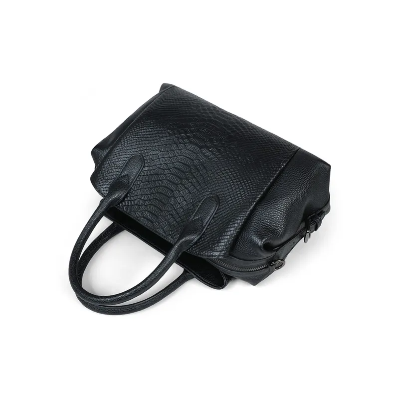 COMELY Cow Leather Crossbody Bags Handbags Regular Women's Black-4