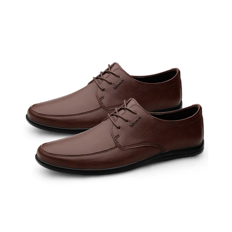 Wen Nai Dress Shoes Men's Brown-3