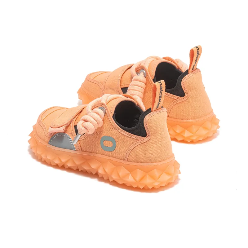 OETZI Ice Man Oz Low Top Athletic Shoes Skateboard Shoes Women's Orange-2