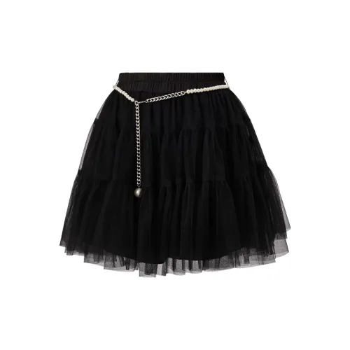 TAMMY TANGS Casual Short Skirts Women's Black