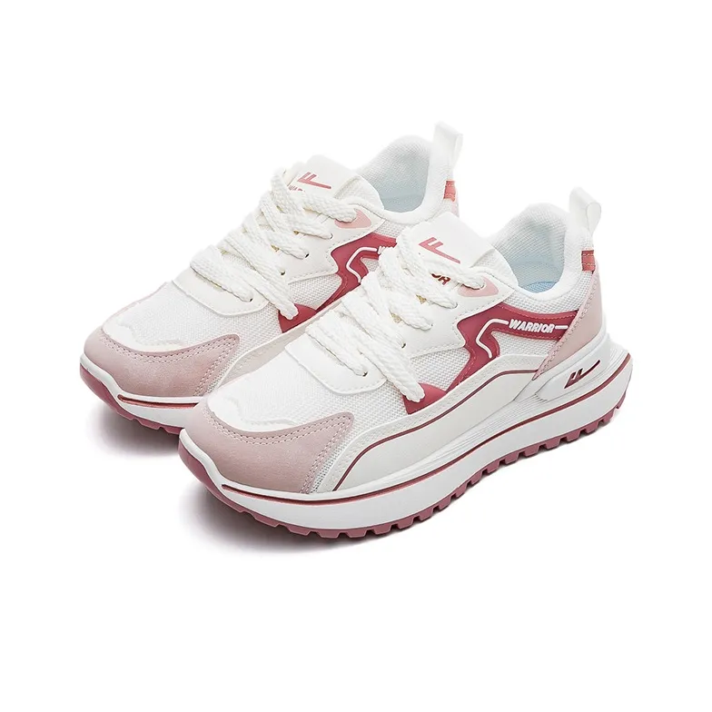Warrior Cortez Shoes Casual Shoes Wear-Resistant Breathable Height Increasing Low-Top Chunky Sneakers Women's Rusty Red-1