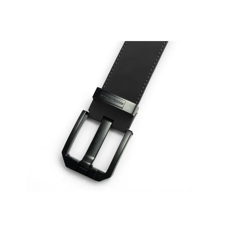 MAISON VINSON Trendy, Pin Buckle Business Cow Split Leather Belts Men's Width 4cm-8