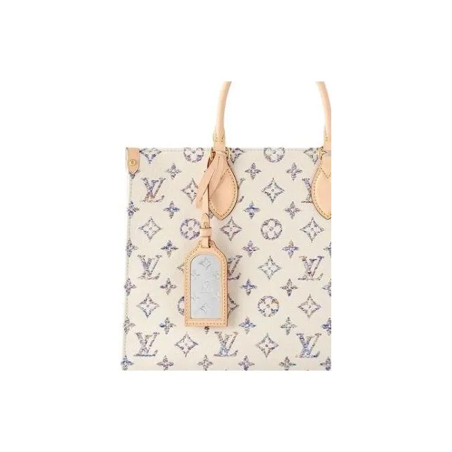 LOUIS VUITTON OnTheGo Mm Multicolor Beige-4