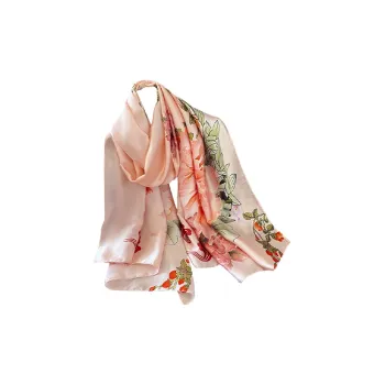 Narandu Polyester Shawls Women's Pink/Teal