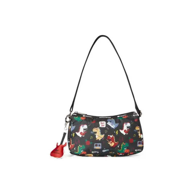 Skechers Fabric Shoulder Bag Crossbody Bag Women's Dinosaur Band-0
