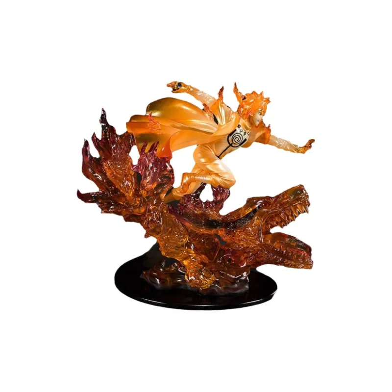 BANDAI Minato Namikaze Bandai Figurarts Zero Naruto Ninetales Fourth Generation Hokage Reissued Version Scale Figures-2