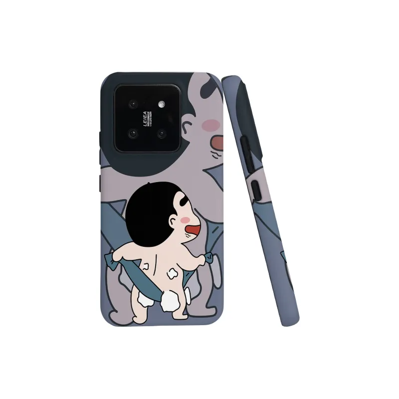 Keshami PC Material Fully Enclosed Impact Resistant Matte Scrubber Aixin Phone Cases Suitable For Xiaomi 14/14pro-0