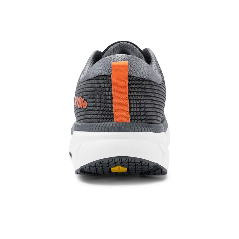 Fitville Running Shoes Men Low Top Black Gray/Slate Blue-3